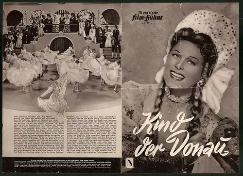 Filmprogramm IFB Nr. 1113, Kind der Donau, Marika Rökk, Fred Liewehr, Regie: Georg Jacoby