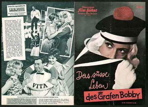 Filmprogramm IFB Nr. 6099, Das süsse Leben des Grafen Bobby, Peter Alexander, Gunther Philipp, Regie: Geza von Cziffra