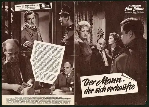 Filmprogramm IFB Nr. 4713, Der Mann, der sich verkaufte, Hildegard Knef, Hansjörg Felmy, Regie: Josef von Baky