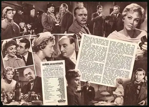 Filmprogramm IFB Nr. 4713, Der Mann, der sich verkaufte, Hildegard Knef, Hansjörg Felmy, Regie: Josef von Baky