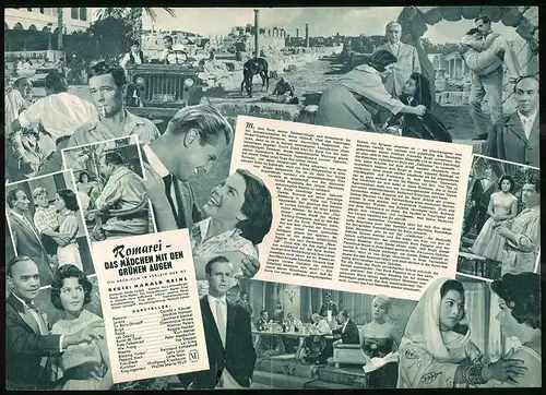 Filmprogramm IFB Nr. 4622, Romarei - Das Mädchen mit den grünen Augen, C. v. Kayer, J. Hansen, Regie: Harald Reinl