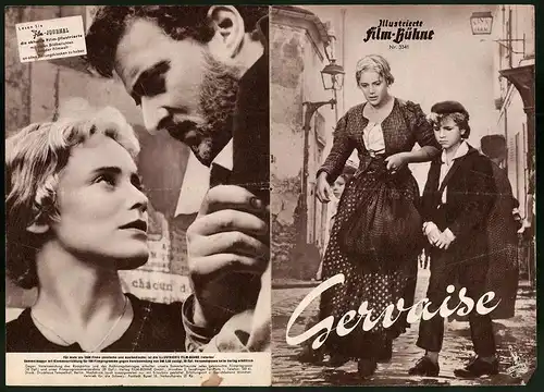 Filmprogramm IFB Nr. 3341, Gervaise, Maria Schell, Francois Perier, Suzy Delair, Regie: René Clement