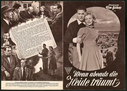 Filmprogramm IFB Nr. 1793, Wenn abends die Heide träumt, Rudolf Prack, Viktor Staal, Regie: Paul Martin
