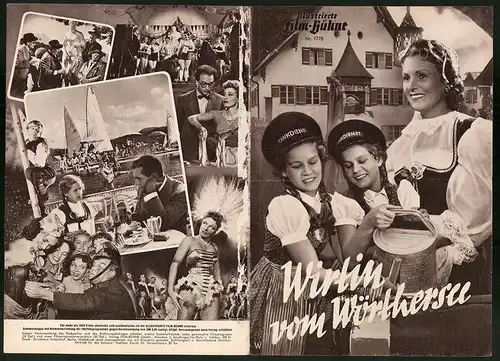 Filmprogramm IFB Nr. 1778, Wirtin am Wörthersee, Jutta u. Isa Günther, Maria Andergast, Regie: Eduard von Borsody