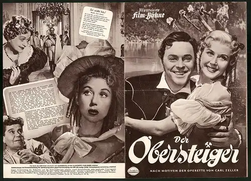 Filmprogramm IFB Nr. 1739, Der Obersteiger, Walter Janssen, Josefin Kipper, Regie: Franz Antel
