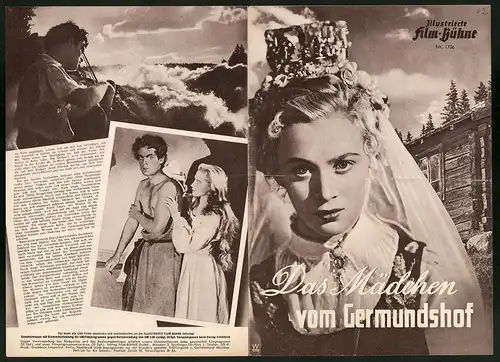 Filmprogramm IFB Nr. 1736, Das Mädchen vom Germundshof, Mai Zetterling, Alf Kjellin, Regie: Gustaf Edgren