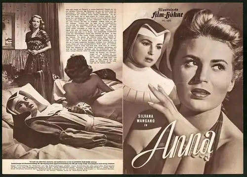 Filmprogramm IFB Nr. 1673, Anna, Silvana Mangano, Gaby Morlay, Raf Vallone, Regie: Alberto Lattuada