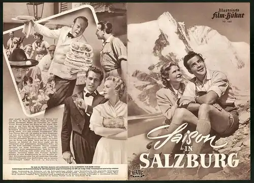 Filmprogramm IFB Nr. 1661, Saison in Salzburg, Adrian Hoven, Walter Müller, Gretl Schörg, Regie: Ernst Marischka
