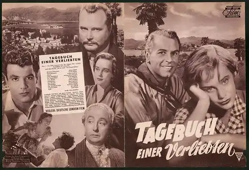 Filmprogramm DNF, Tagebuch einer Verliebten, Maria Schell, O. W. Fischer, Franco Andrey, Regie: Josef von Baky