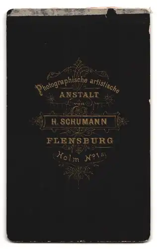 Fotografie H. Schmumann, Flensburg, Holm 1, Portrait bildschönes Fräulein mit Brosche und Halskette