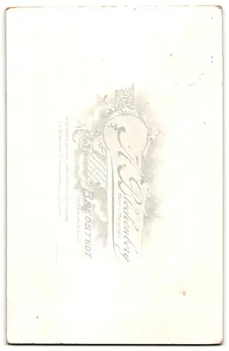 Fotografie H. Blechenberg, Bredstedt, Bahnhofstrasse, bürgerliches Paar im Sonntagsstaat
