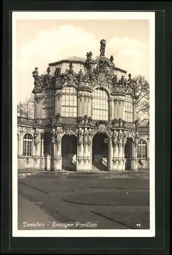 AK Dresden, Zwinger Pavillon