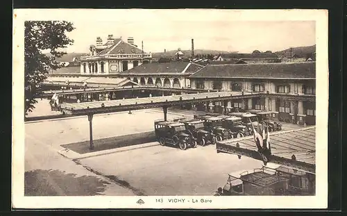 AK Vichy, La Gare, Bahnhof