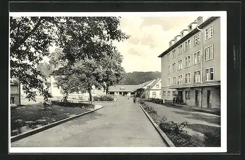 AK Bermersbach, Kreispflegeheim, Strassenansicht