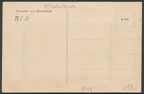 Leporello-AK Soestdijk, Koninklijk Paleis, Soest in Vogelvlucht, Torenstraat & Op de Hoeve
