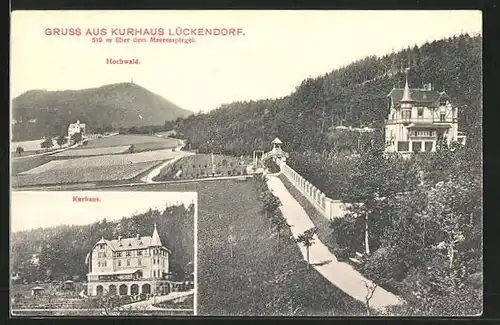 AK Lückendorf, Kurhaus mit Hochwald