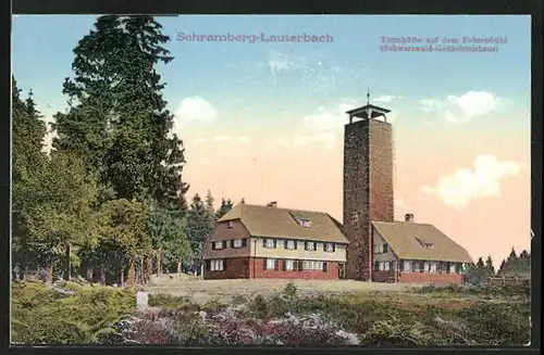 AK Schramberg-Lauterbach, Turmhütte auf dem Fehrenbühl