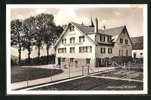 AK Bissingen, Gasthaus-Hotel zur Diepoldsburg