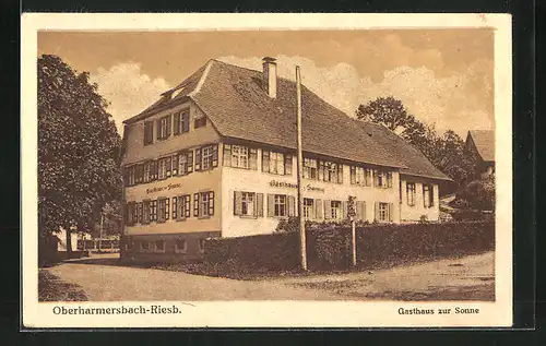 AK Oberharmersbach, Gasthaus zur Sonne