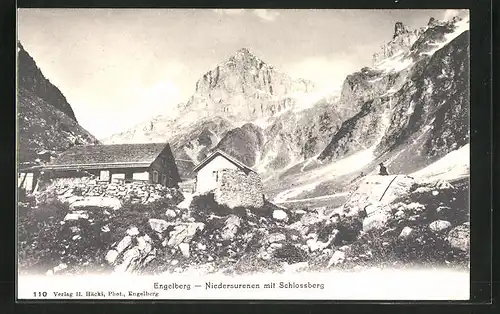 AK Engelberg, Niedersurenen mit Schlossberg