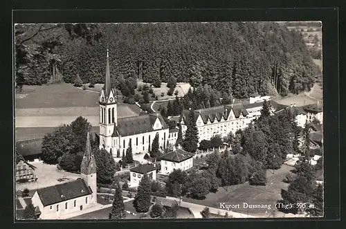 AK Dussnang, Kirche aus der Vogelschau