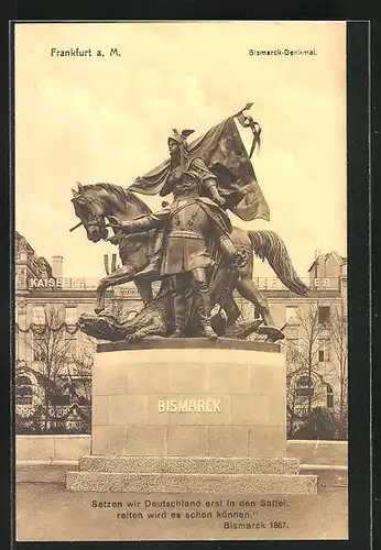 AK Frankfurt, Bismarck-Denkmal