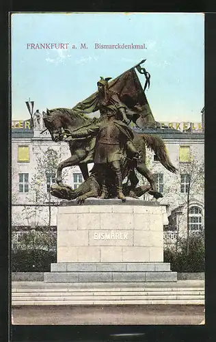 AK Frankfurt, Bismarckdenkmal