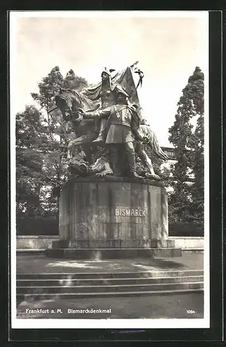 AK Frankfurt, Bismarckdenkmal