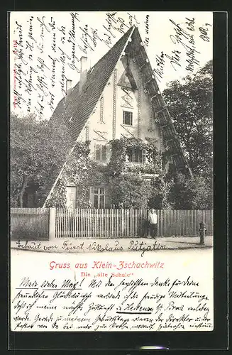 AK Dresden-Kleinzschachwitz, Die alte Schule