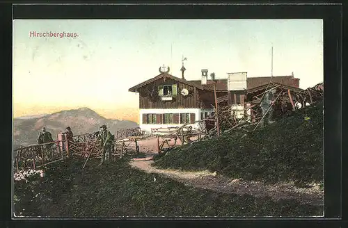 AK Hirschberghaus, Gasthaus auf dem Hirschberggipfel