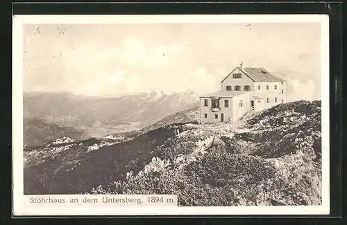 AK Stöhrhaus, Berghütte an dem Untersberg