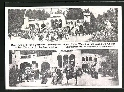 AK Heidenheim, Ansicht vom Heidenheimer Naturtheater in der Bergstrasse 2