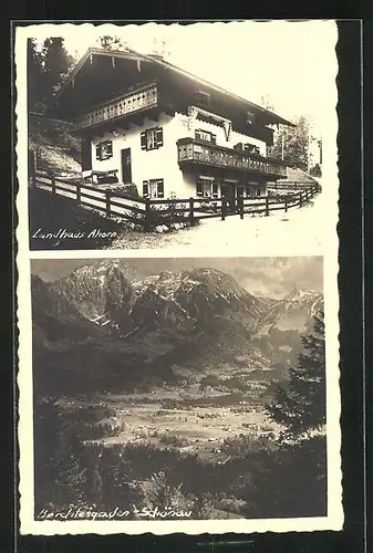 AK Schönau b. Berchtesgaden, Hotel Landhaus Ahorn