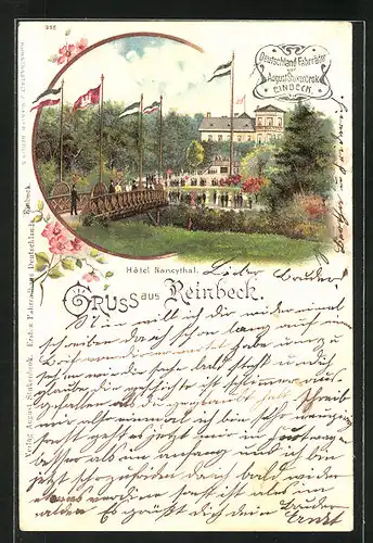 Lithographie Reinbeck, Hotel Nancythal