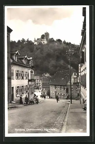 AK Hornberg /Schwarzwald, Blick in die Bühlstrasse mit Photoladen