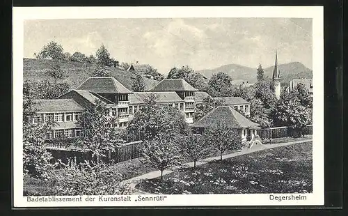 AK Degersheim, Badeetablissement der Kuranstalt Sennrüti