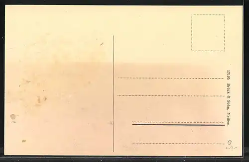 AK Rumburg / Rumburk, K. K. Fachschule für Weberei und K. K. Postamt