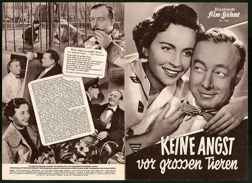 Filmprogramm IFB Nr. 1961, Keine Angst vor grossen Tieren, Heinz Rühmann, Ingeborg Körner, Regie: Ulrich Erfurth