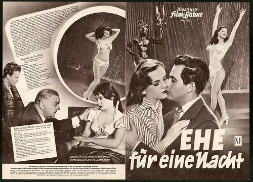 Filmprogramm IFB Nr. 1878, Ehe für eine Nacht, Gustav Fröhlich, Adrian Hoven, Regie: Victor Tourjansky