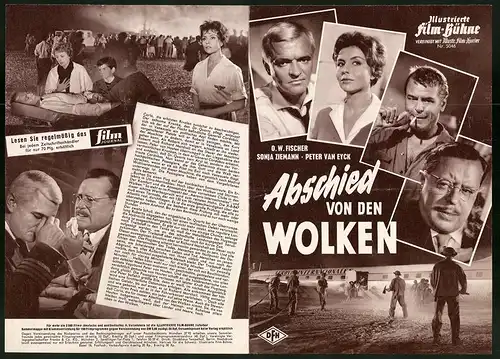 Filmprogramm IFB Nr. 5046, Abschied von den Wolken, O. W. Fischer, Sonja Ziemann, Regie: Gottfried Reinhardt