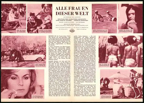 Filmprogramm IFB Nr. 6524, Alle Frauen dieser Welt, Regie: Gualtiero Jacopetti, Franco Prosperi, Dokumentarfilm