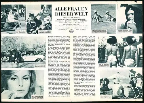 Filmprogramm IFB Nr. 6524, Alle Frauen dieser Welt, Regie: Gualtiero Jacopetti, Franco Prosperi, Dokumentarfilm