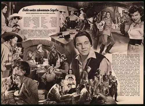 Filmprogramm IFB Nr. 1122, Liebe unter schwarzen Segeln, Louis Hayward, Patricia Medina, Regie: Gordon Douglas