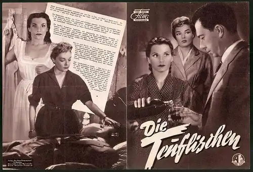 Filmprogramm DNF, Die Teuflischen, Simone Signoret, Vera Clouzot, Paul Meurisse, Regie: Henri-Georges Clouzot