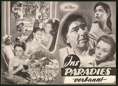 Filmprogramm IFK Nr. 2355, Ins Paradies verbannt, Glynis Johns, Robert Newton, Regie: Muriel Box