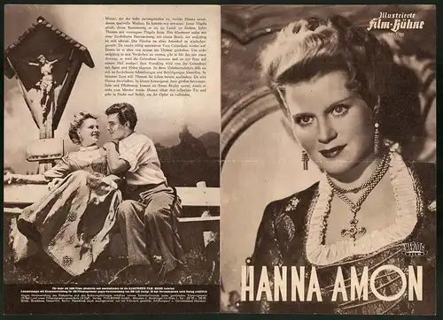 Filmprogramm IFB Nr. 1381, Hanna Amon, Kristina Söderbaum, Lutz Moik, Regie: Veit Harlan