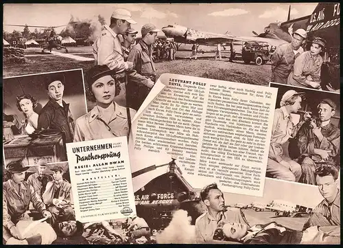 Filmprogramm IFB Nr. 4330, Unternehmen Panthersprung, Joan Leslie, Forrest Tucker, Regie: Allan Dwan