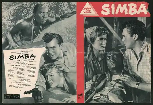Filmprogramm DNF, Simba, Dirk Bogarde, Donald Sinden, Virginia McKenna, Regie: Brian Desmond Hurst
