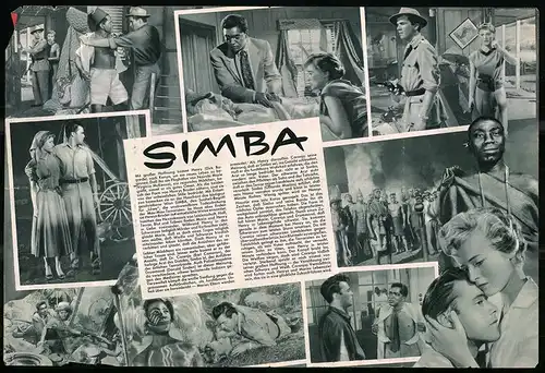 Filmprogramm DNF, Simba, Dirk Bogarde, Donald Sinden, Virginia McKenna, Regie: Brian Desmond Hurst