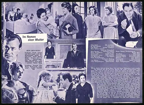 Filmprogramm NFP Nr. 2153, Im Namen einer Mutter, Ulla Jacobsson, Claus Holm, Regie: Erich Engels